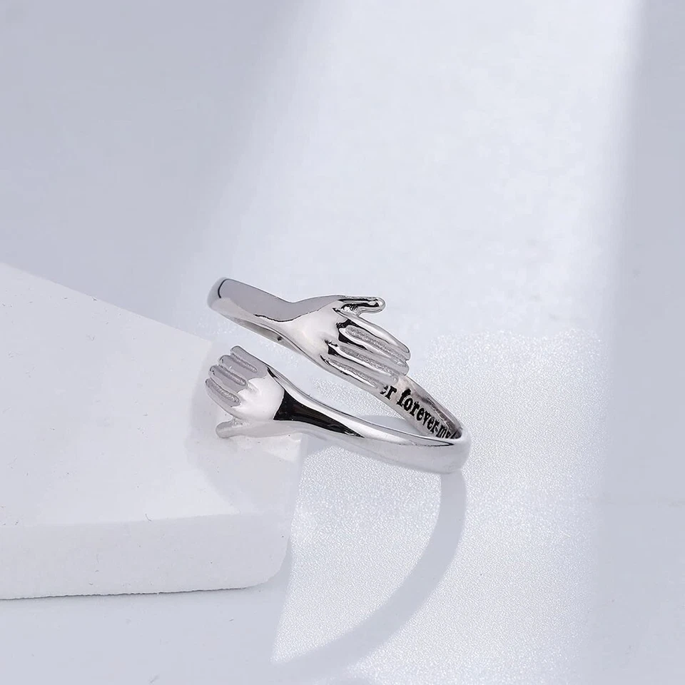 Mother And Daughter Ring Jewellery Gift Birthday Gifts For Mum Mummy Daughter UK - Image 3 of 4