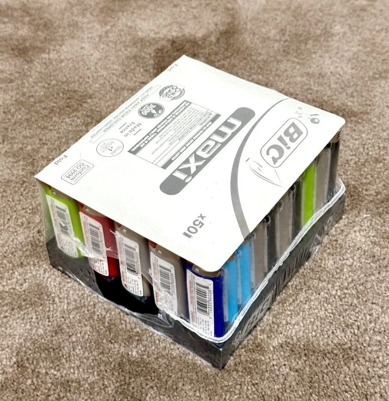 50x Bic Lighters Genuine J26 Maxi Cigarette Lighter Free Postage Australia Wide - image 2 of 2