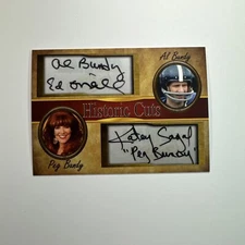 Facsimile Autograph - Al and Peg Bundy - Awesome Card!
