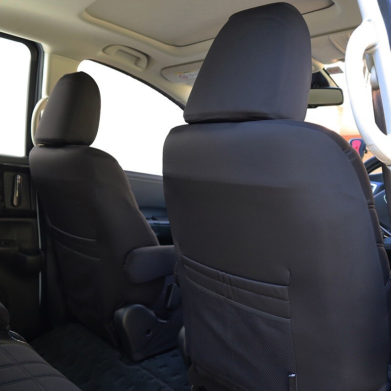 For Audi Q2 Q3 Q4 Q5 Q7 Car Front Seat Covers Waterproof Black Neoprene