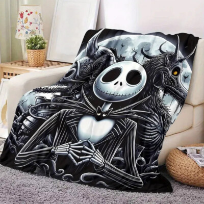 Tim Burton's Jack Skellington The Nightmare Before Christmas Halloween Blanket