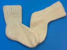 New Handmade 100 Wool Socks Outdoors Women's US Size 5-6 Heel to Toe 22 cm