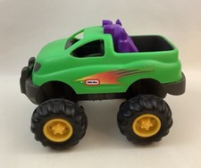 Little Tikes Rugged Riggz Monster Truck Green Off Road Toy 4 X 4 Vintage