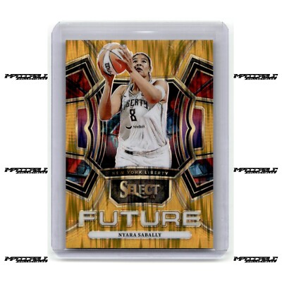 2024 Panini Select WNBA - Gold Flash Future #14 Nyara Sabally /10