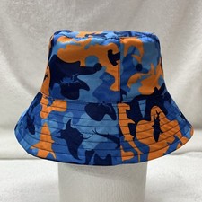 Kids UV Skins Bucket Hat UPF 50 Sun-wear/reversible size 4T , Shark Pattern W1