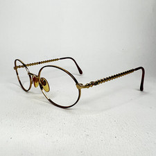 Valentino Vintage V451 Silver Metal Eyeglasses Frames 53-19 135 Italy