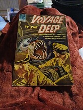 Voyage to the Deep #3 (Dell Comics 1963) Scifi Silver Age copertina classica dipinta