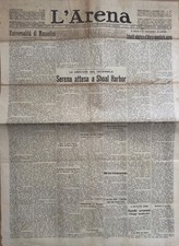 L' ARENA -Quotidiano politico - Verona, merc. 2 Agosto 1933 - N.ro 182-