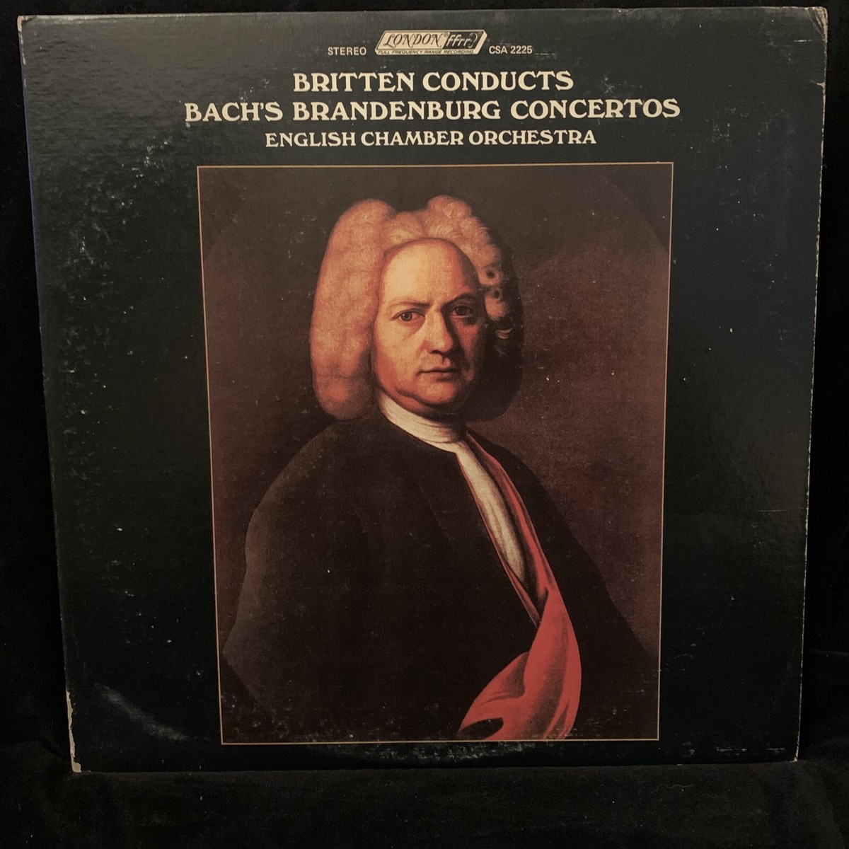 LONDON CSA 2225 BACH Brandenburg Concertos - BENJAMIN BRITTEN