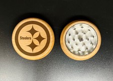 Pittsburgh Steelers doppelseitige Gravur Holz Küche Kräutermühle individuelles Geschenk
