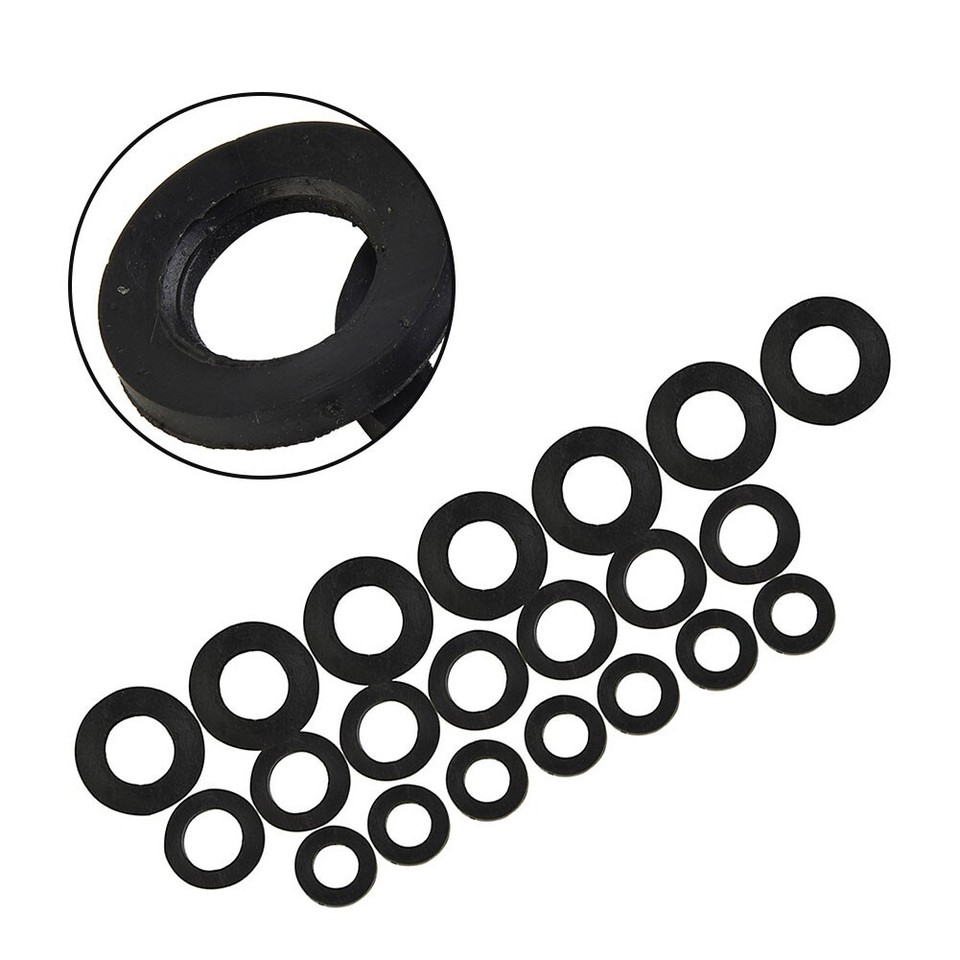 Assorted Tap Washers Rubber 3/8" 1/2" 3/4" For Hot & Cold Faucet Gasket