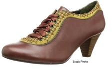 Poetic License "Whiplash" Shoes Heels Size 6M Brown Leather Fairy Witchy