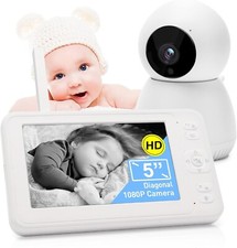 Baby Monitor, Wireless Video Baby Monitor with Camera Night Vision 5   LCD Screen