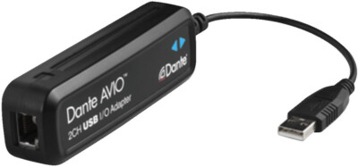 Audinate ADP-USB-2X2 -Dante -AVIO-USB-Adapter für den Anschlussan einen Computer