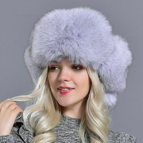Bomber Hats Winter Head Wear With Ear 