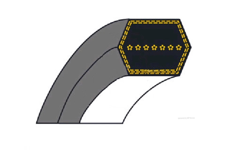 Keilriemen Mähwerk Cub Cadet CC 713 714 715 513 LT1 LT2 NR92 Bj. 2012 bis 2022 - Bild 2 von 4