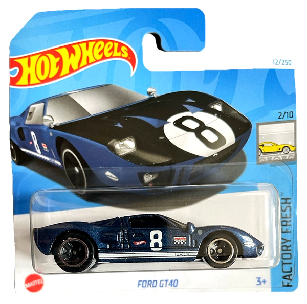 Hot Wheels Ford GT40 Factory Fresh 2/10 2024 12/250 1:64 Modellauto Spielzeug Us-image