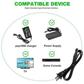 PSP Charger AC Adapter Power Supply for PlayStation Portable 1000 2000 3000