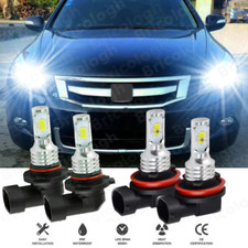 For Honda Accord 2008-2017 4x 6000k Cob Led Headlight High-low Beam Bulbs Kit For Honda Accord 2008-2017 4x 6000k Cob Led Headlight High-low Beam Bulbs Kit