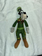 DISNEY Just Play GOOFY - 10  ROADSTER RACER Race Car Driver Plush Stuffed Toy    