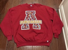 Vintage 90's Russell Athletic Alabama Crimson Tide USA Made Sweatshirt-XXXL