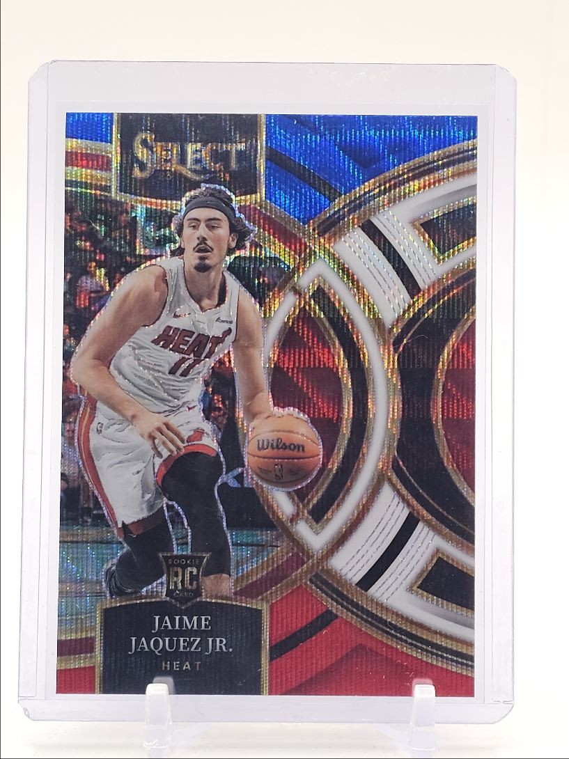 JAIME JAQUEZ JR. 2023-24 SELECT PREMIER LEVEL ROOKIE TRI COLOR RC Q4935