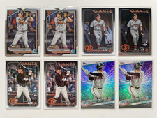 JUNG HOO LEE RC Lot of 8 Rookie Cards Topps Bowman Chrome 67 USC 185 691 Giants