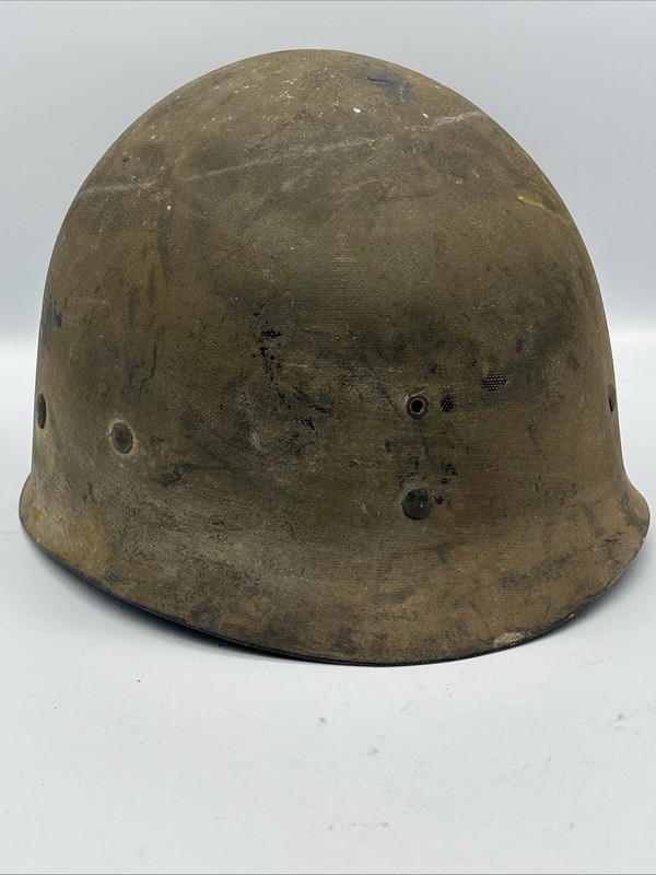 MTB- Vintage WWII US M1 CAPAC Helmet. W11 D09-17014 L&N Specialties Markings
