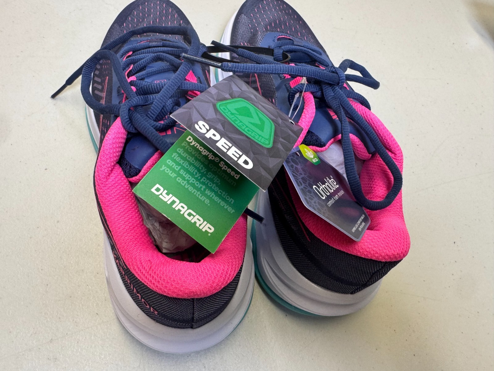 Karrimor Tempo Trainers UK 5 EU 38 Navy Pink Running Shoes Dynagrip Comfort image 7