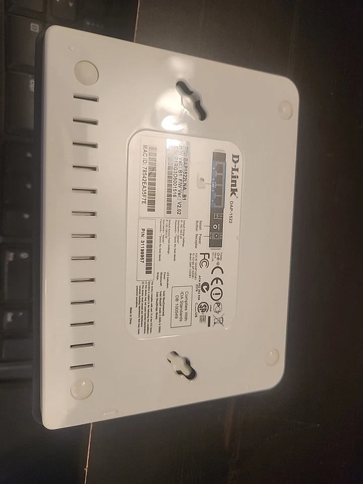 D-Link DAP-1522 Wireless Access Point / Bridge, 2.7/5GHz - Image 3 of 3