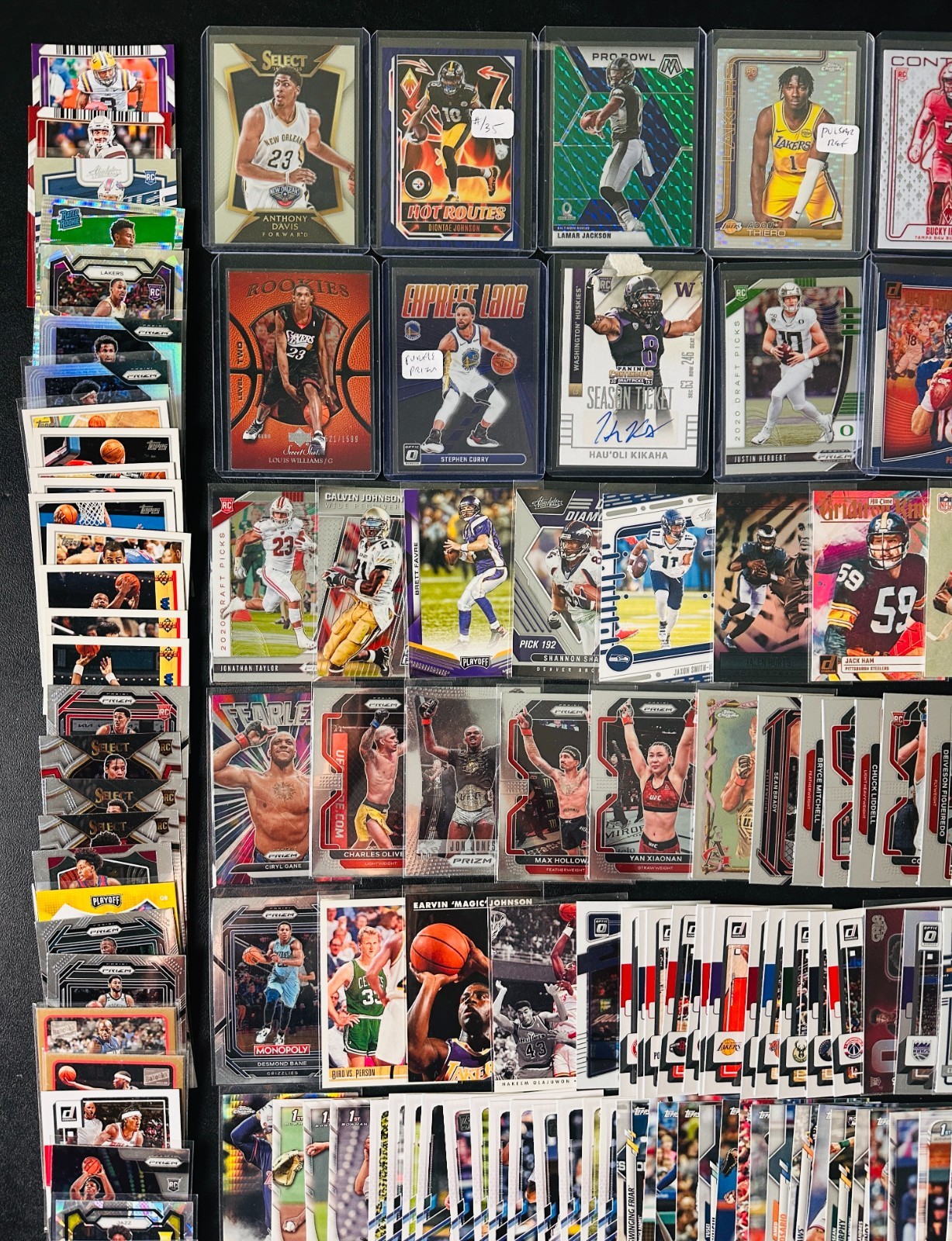 HUGE Sports CARD LOT Jersey PATCH AUTO RC PRIZM Victor Wembanyama, Aaron Judge!