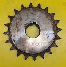 VZM 60B20 1-3/16 Finished Bore w/ Keyway Sprocket, 60 / 3/4", 1.1875" Bore, 20 T