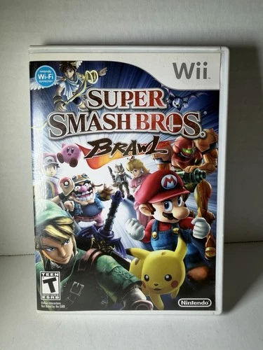 Super Smash Bros. Brawl Nintendo Wii 2008 Complete