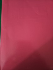 2 Pocket Pink Paper Folders with Prongs and 2 Business Card Holders Inside 99