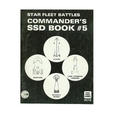Task Force SFB Commander's SSD Book #5 VG