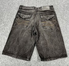 Rocawear Jean Shorts Men s 34 Black Denim Y2K Hip Hop Classic Fit Biggie Y2K