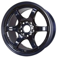 Gram Lights 57dr 17x9.0 38 5-100 Dark Blue Chrome Wheel Rim