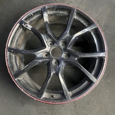 Honda Black And Red Lip Civic Original Wheel 20x8.5 2017-2021 Factory Oem 64116