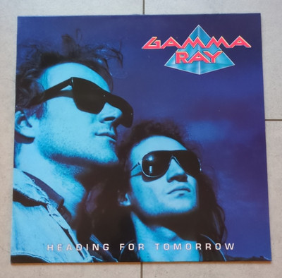 Gamma Ray   Heading For Tomorrow   Vinyl LP Schallplatte  EU  1990  OIS  EX/EX