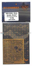 CLPCPA72076A 1:72 Clear Prop Models MiG-23ML/MLA/MLAE/MLP/P Flogger PE Detail