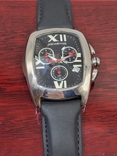 SUIZO [N. COMO NUEVO] Reloj Aquaswiss Hombre Día Fecha M-9500M-07 PIRÁMIDE Cristal