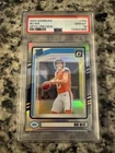 2024 Panini Donruss Bo Nix Rated Rookie Optic Preview Holo Prizm PSA 10 GEM MT
