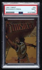 1997-98 Topps Finest Common Bronze Shaquille O'Neal #50 PSA 9 MINT HOF 6ns