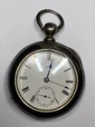 Antique Waltham Coin Silver Pocket Watch, Pre-Owned, Runs (39-#26)