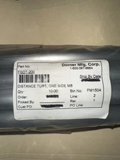 (Qty10) Dorner part No: FHDT-200 distance tube , FG Series conveyor systems  