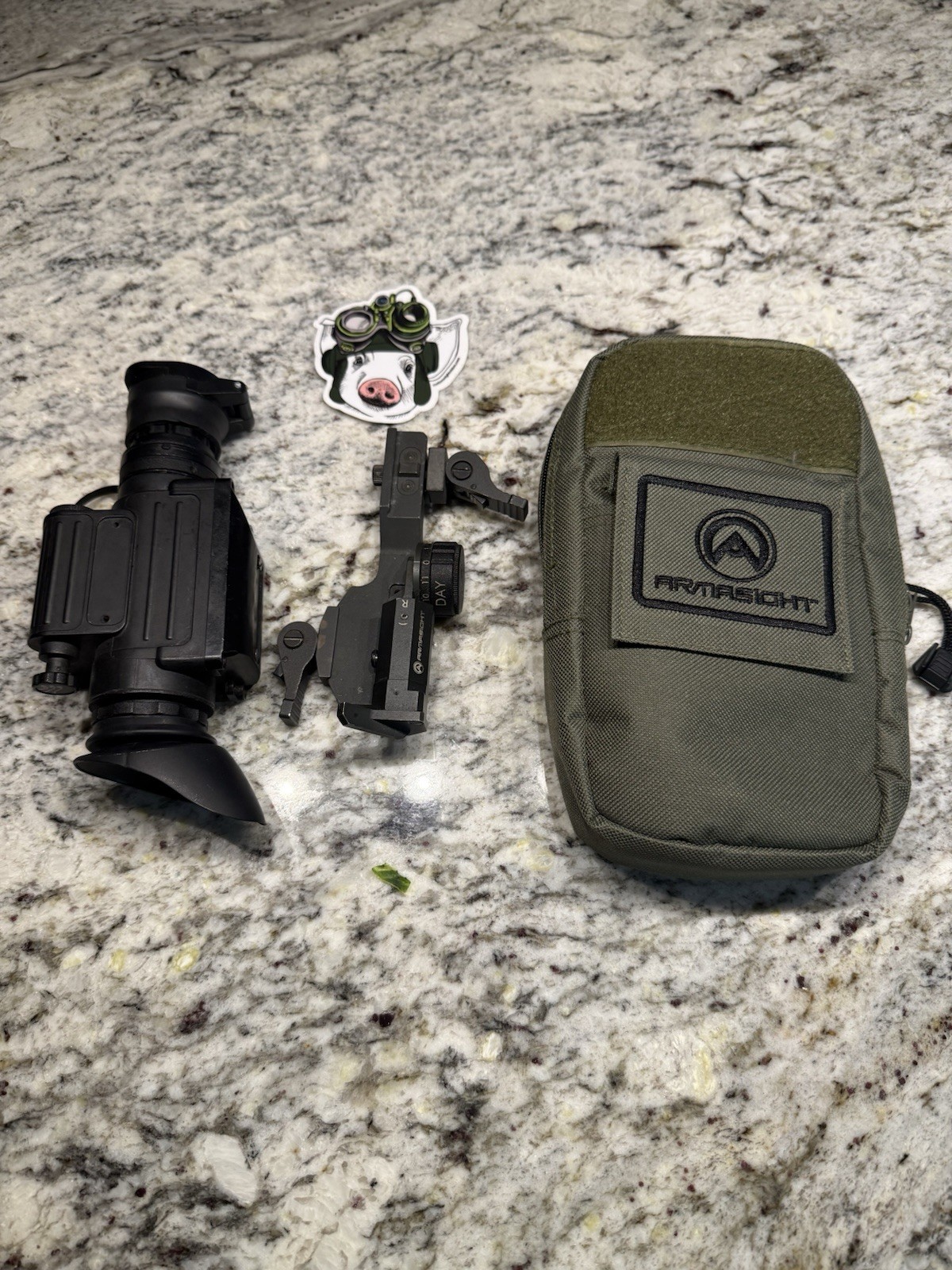 Monocular W/ Armasight Aim System Used