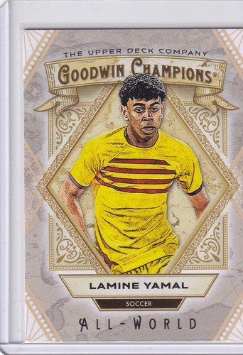 2025 Upper Deck Goodwin Champions #AW-14 Lamine Yamal All-World
