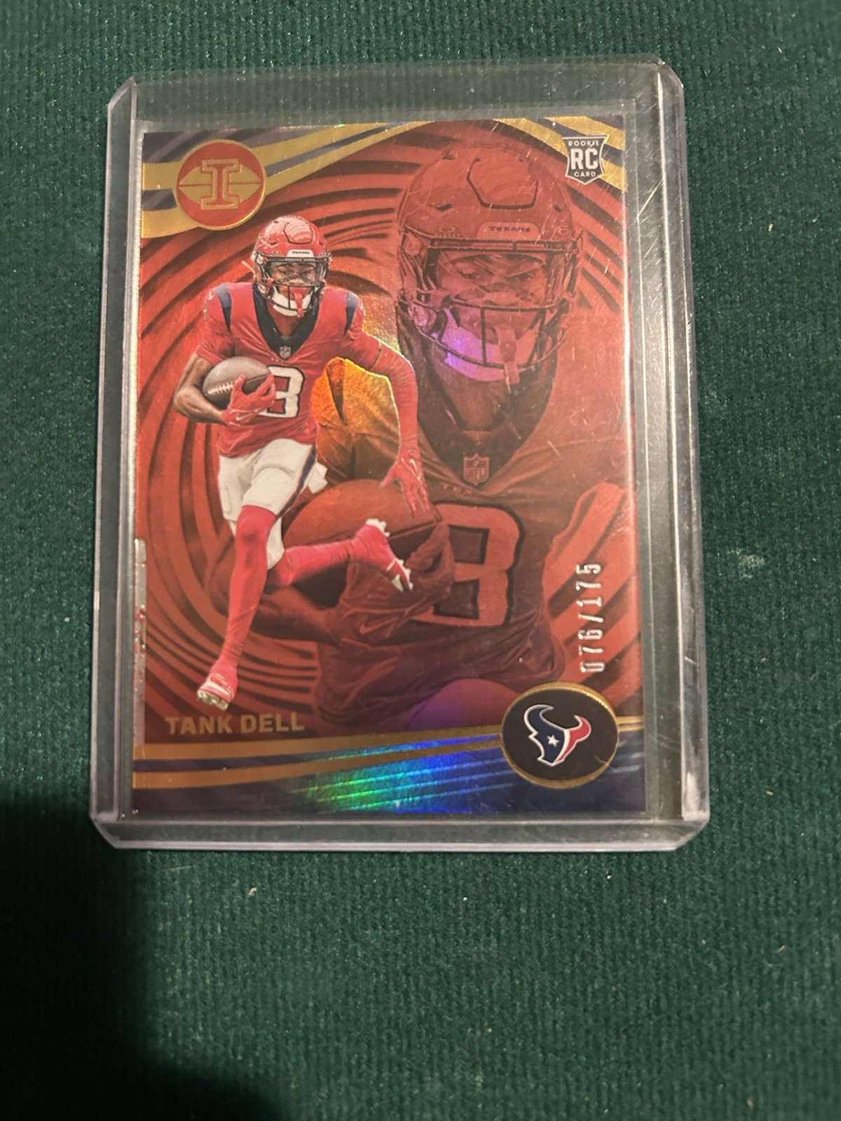 2023 Panini Illusions - Red #44 Tank Dell /175 (RC)