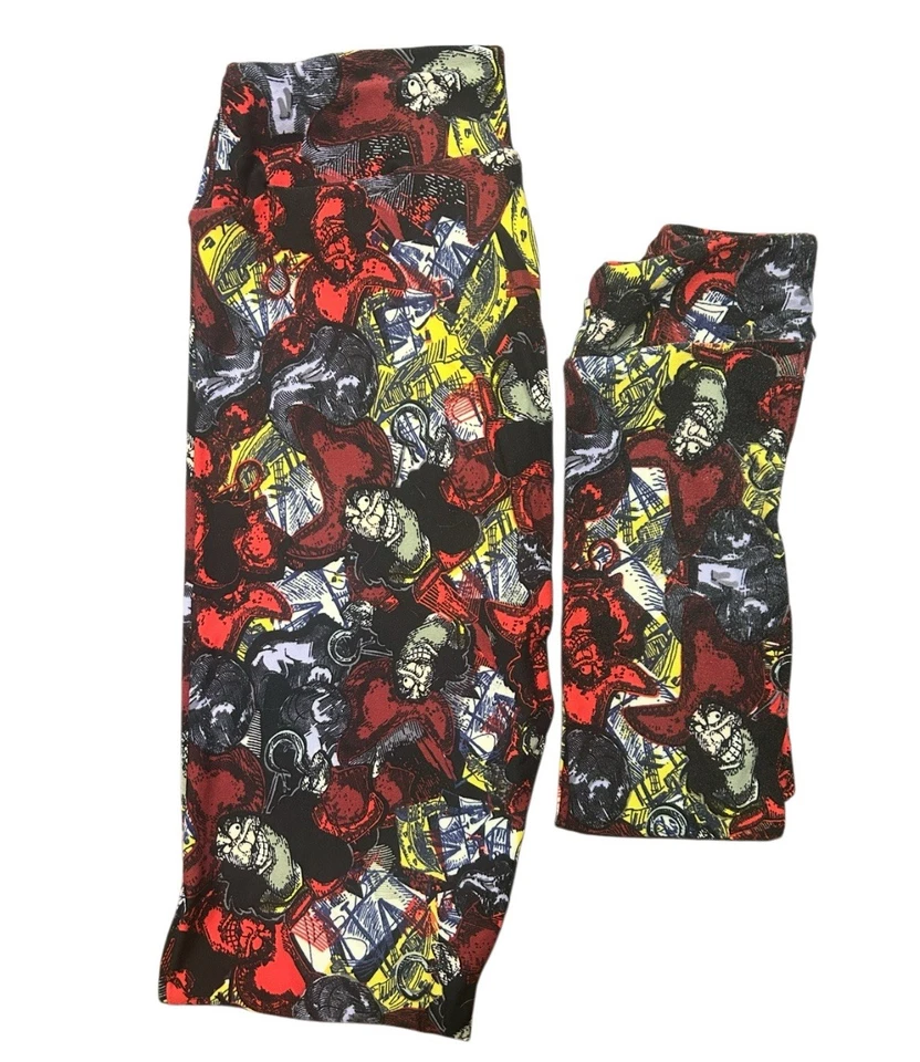 Conjunto Leggings LuLaRoe a Juego OS (2-10) y SM (2-8) Disney Captain Hooj Leggings Foto 4 de 4