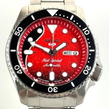 Seiko 5 Sports SBSA073 Brian May Limited Edition Automatic Watch 4R36 Red Unise